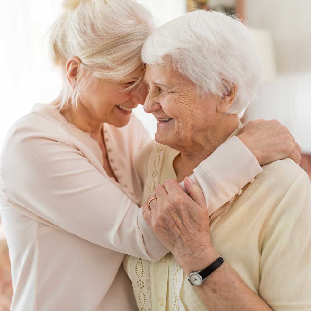 Senior and Adult Child